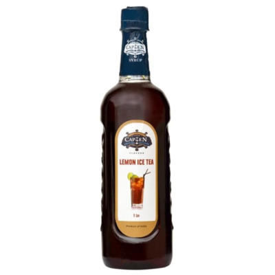 CAPTEN Lemon Ice Tea Syrup 1L | Fresh Lemon Flavor for Mocktails, Cocktails, Lemonades, Iced Teas & More | 35+ Flavours