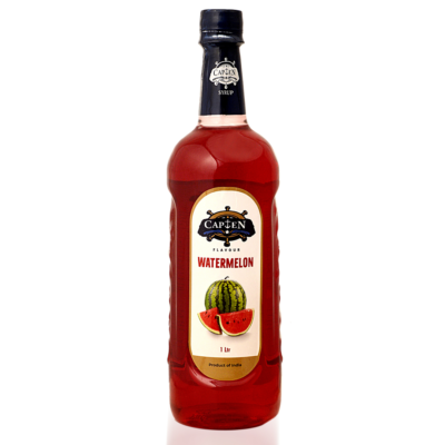 CAPTEN Watermelon Syrup 1050ml | Fruity Watermelon Flavor for Mocktails, Cocktails, Lemonades, Iced Teas & More | 35+ Flavours